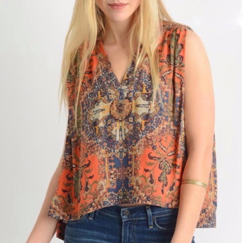 Free People Darcy Super V Swing Top
